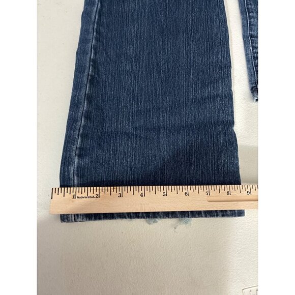 Style & Co Jeans Womens Size 10 Straight Leg Blue Jeans Y2K Curvy - Picture 13 of 15